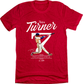 Trea Turner Swinging MLBPA Tee Red T-shirt In The Clutch